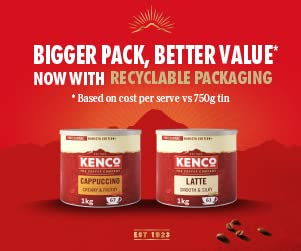 Kenco Cappuccino Instant Coffee Powder - Barista Style, Creamy Froth | 1kg Tin