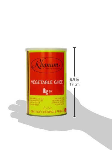 Khanum Vegetable Ghee 1 Kg - Pure Refined Palm Oil, Vegetarian, UK Origin 5