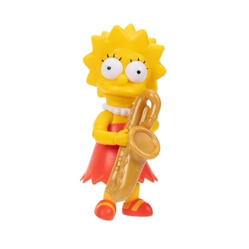 JAKKS Pacific The Simpsons - Lisa Simpson 12.7cm Action Figure with Saxophone 10
