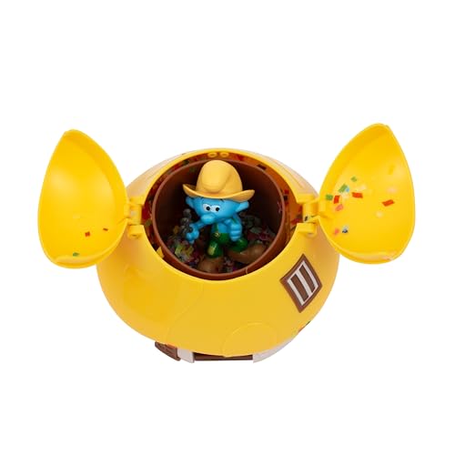 The Smurfs Farmer Smurf and Yellow Roof House Playset with Rechargeable Mechanism