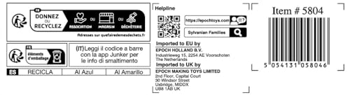 EPOCH Sylvanian Families Sea Otter Sisters Splashy Snorkel Set | Ages 3+ | 10 Pieces