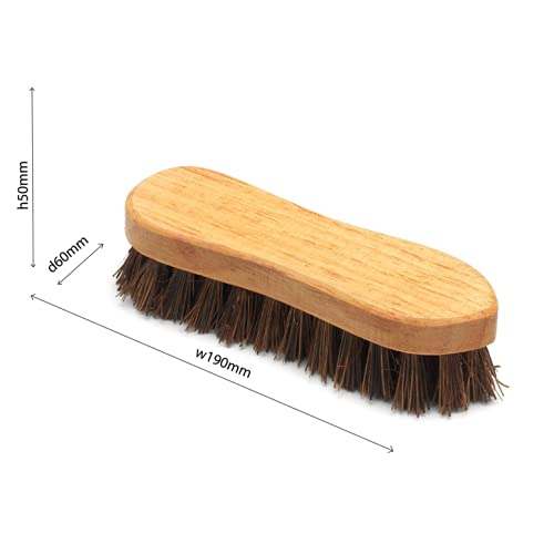 Addis Scrubbing Brush 513870 - 190mm, Hard Wearing, Varnished Finish | Bassine Bristles