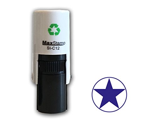 Trodat Star Stamp - Self-Inking Loyalty Card Stamper | Blue Ink | Approx. 11mm Impression