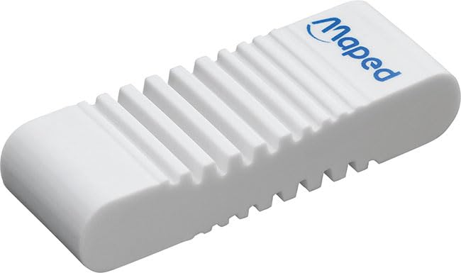 Maped Kidy Learn Concentration Erasers Pack of 2 - Textured Surface for Focus & Grip 2