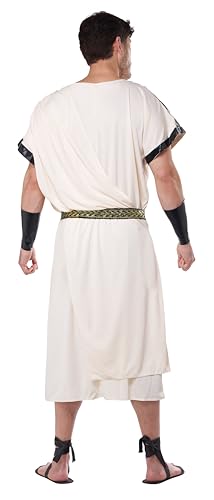 California Costumes Men's Deluxe Classic Toga Costume | White | One Size 3