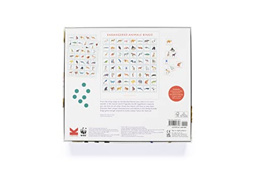 Endangered Animals Bingo: Learn About 64 Threatened Species with Illustrated Cards 3