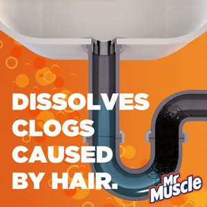 Mr Muscle - Power Gel Drain Unblocker Sink & Drain Cleaner 7