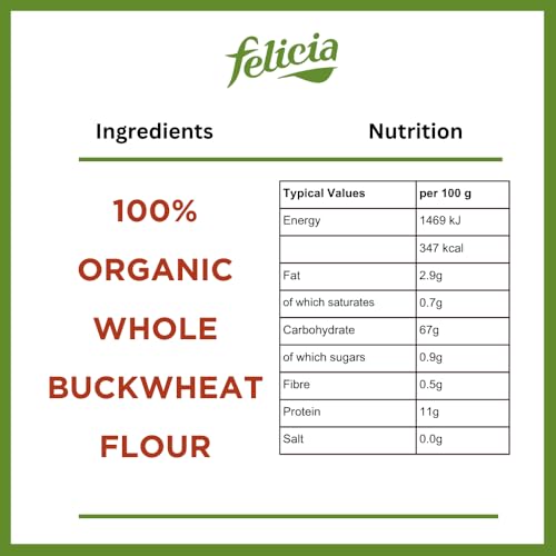 Felicia Organic Buckwheat Spaghetti – Gluten Free 100% Whole Buckwheat Flour (250 g) 7