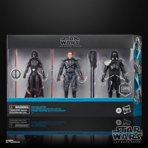 Star Wars The Black Series Second Sister, Cal Kestis, Purge Trooper Action Figures (6-inch) 2
