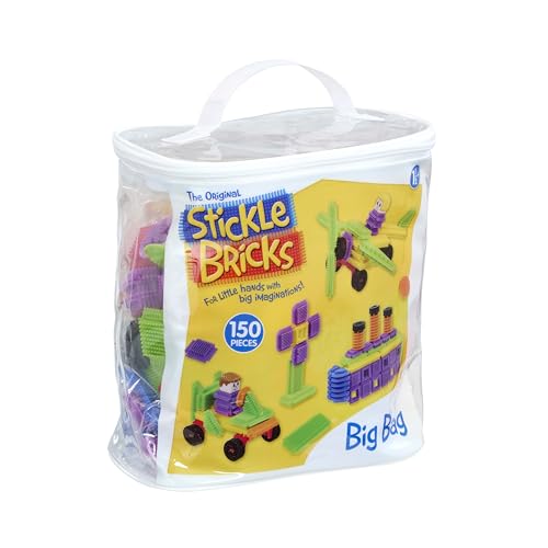 Stickle Bricks Big Bag - Toddler Construction Toy for Ages 18 Months and Up 7