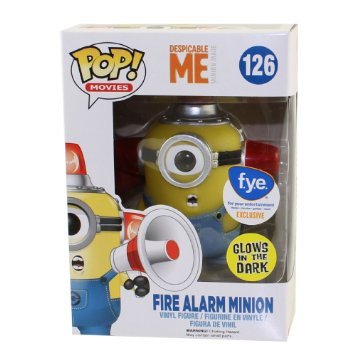 ¡Despicable Me Fire Alarm Minion Glows In The Dark Exclusive Funko 04961 Pop! Vinilo #126