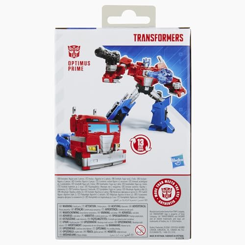 Transformers Optimus Prime Action Figure - 2-in-1 Conversion | 5-Inch Robot | 13 Steps 14