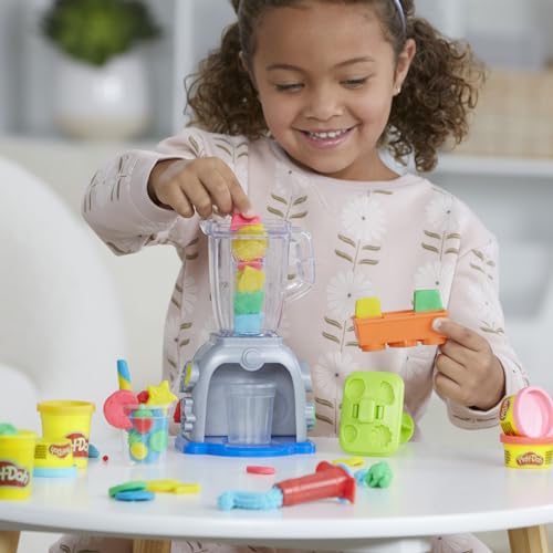 Play-Doh Swirlin' Smoothies Toy Blender Playset - Creative Kitchen Roleplay for Ages 3+ 12