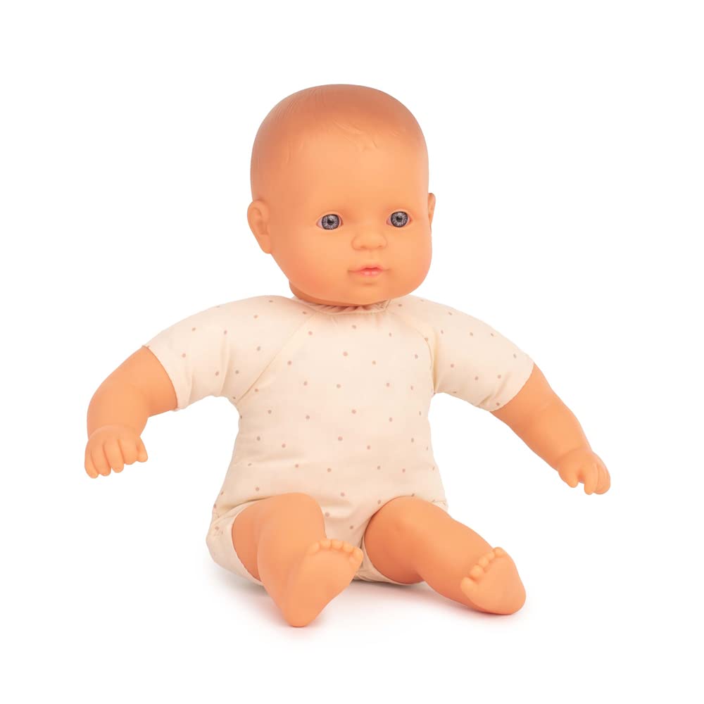 Miniland Caucasian Soft Body Doll 32cm - Vanilla Scented, Handmade in Spain
