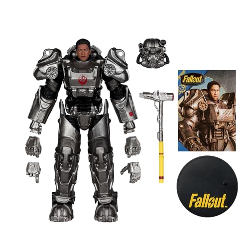 McFarlane Fallout Maximus 7in Deluxe Action Figure - Ultra Articulated Collectible with Accessories 9