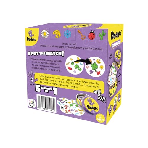 Asmodee Dobble Card Game for 2-8 Players, Ages 6+, 15-Minute Playtime (Pack of 2) 8