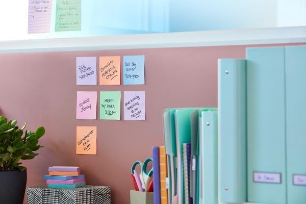 Post-it Super Sticky Notes Soulful Color Collection, Pack of 6 Pads, 90 Sheets p 3