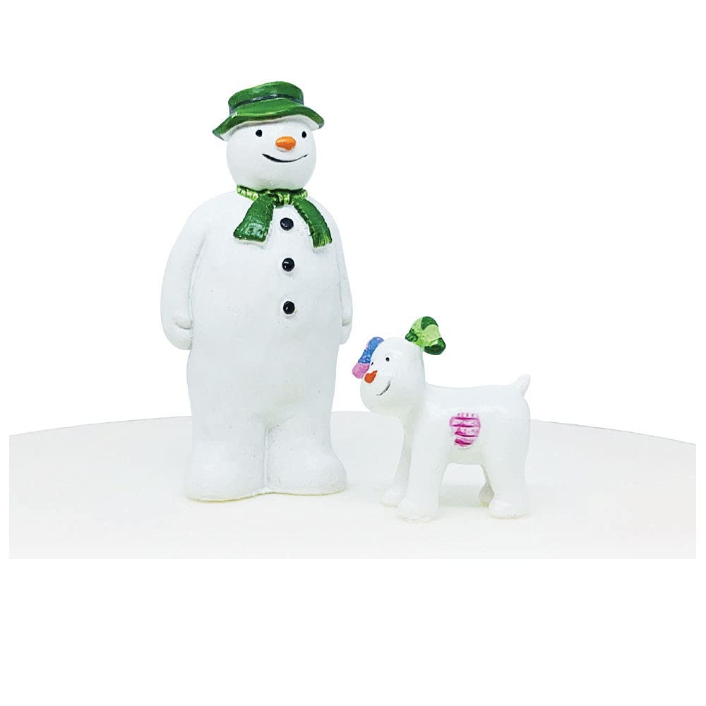 Anniversary House The Snowman™ and The Snowdog Cake Topper 2-Piece Resin Set - BX188