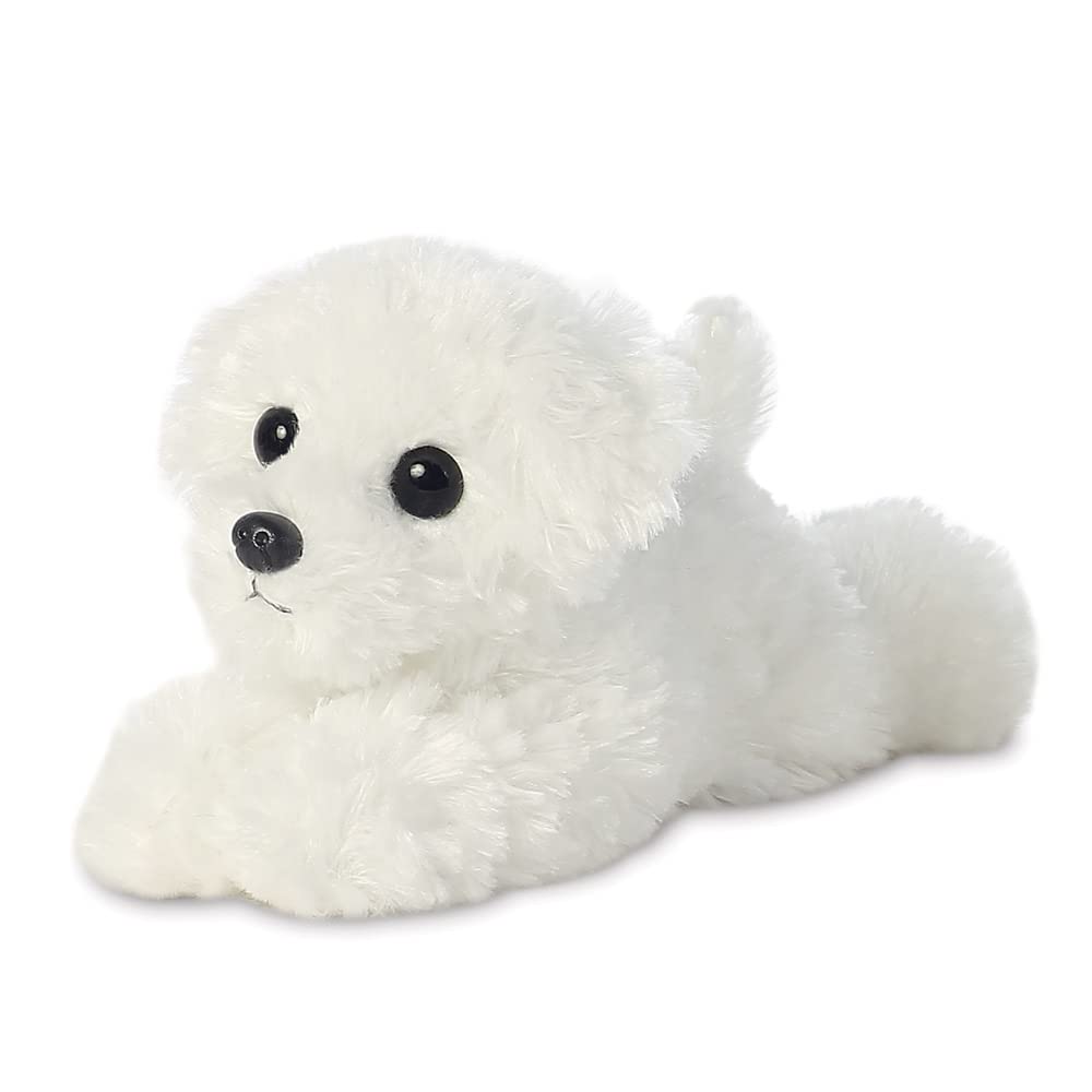 AURORA Mini Flopsie Snowball Bichon - 8 Inch Soft Toy | Bean Bag Body | Suitable from Birth 3