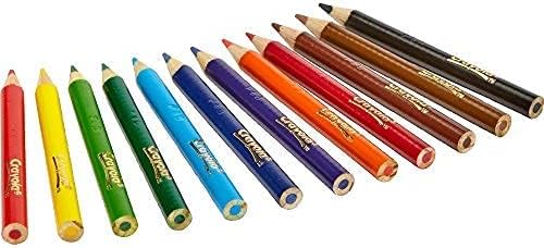 Crayola 4112 - 12 Half Length Colored Pencils, Multi-Color, Pre-Sharpened, Soft Thick Leads, Ideal for Kids Ages 3+ 2