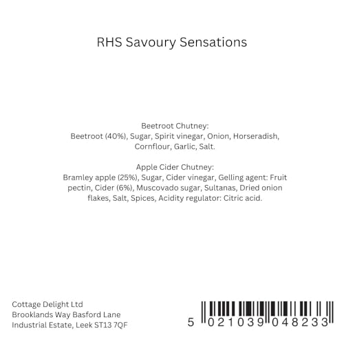 Cottage Delight RHS Savoury Sensations Chutney Gift Pack - 680g Selection 2