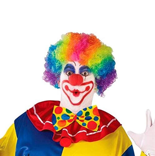 SHATCHI Clown Jumbo Bow Tie Unisex Adult Fancy Dress Accessory