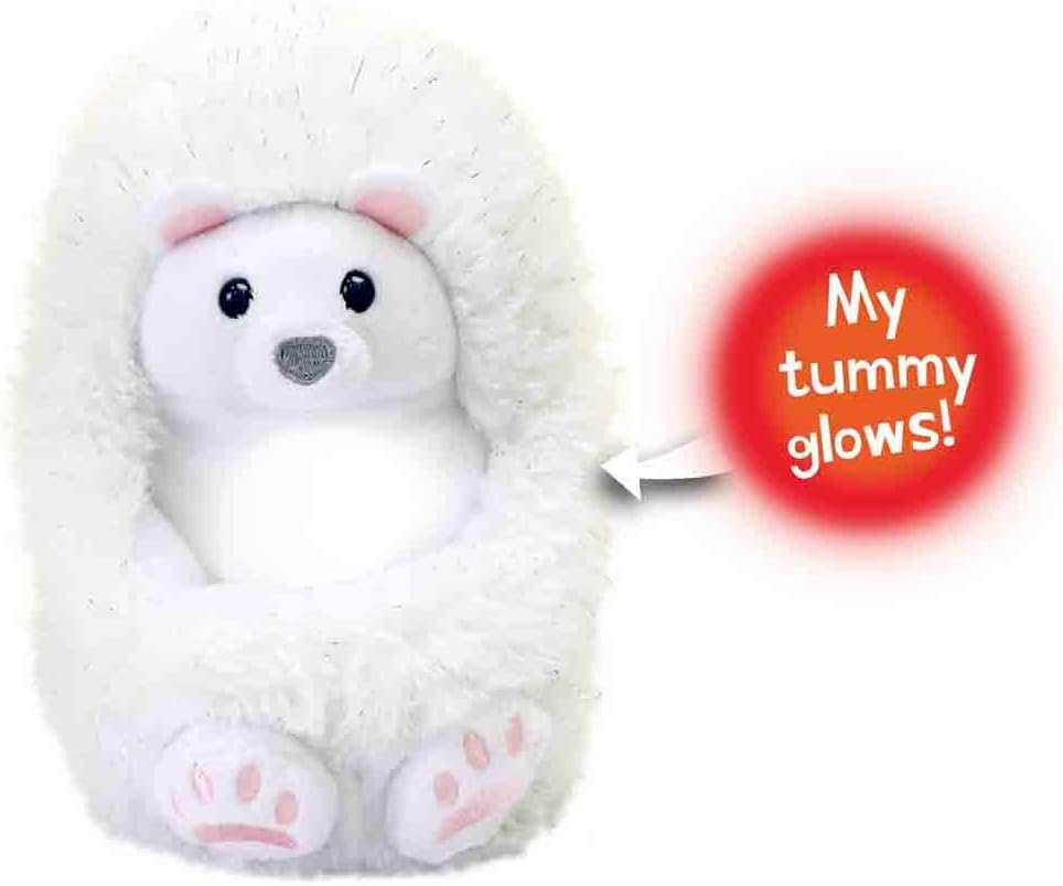 Curlimals Perry Polar Bear Arctic Glow Teddy Bear - Interactive Light-Up Plush Toy for Kids 2