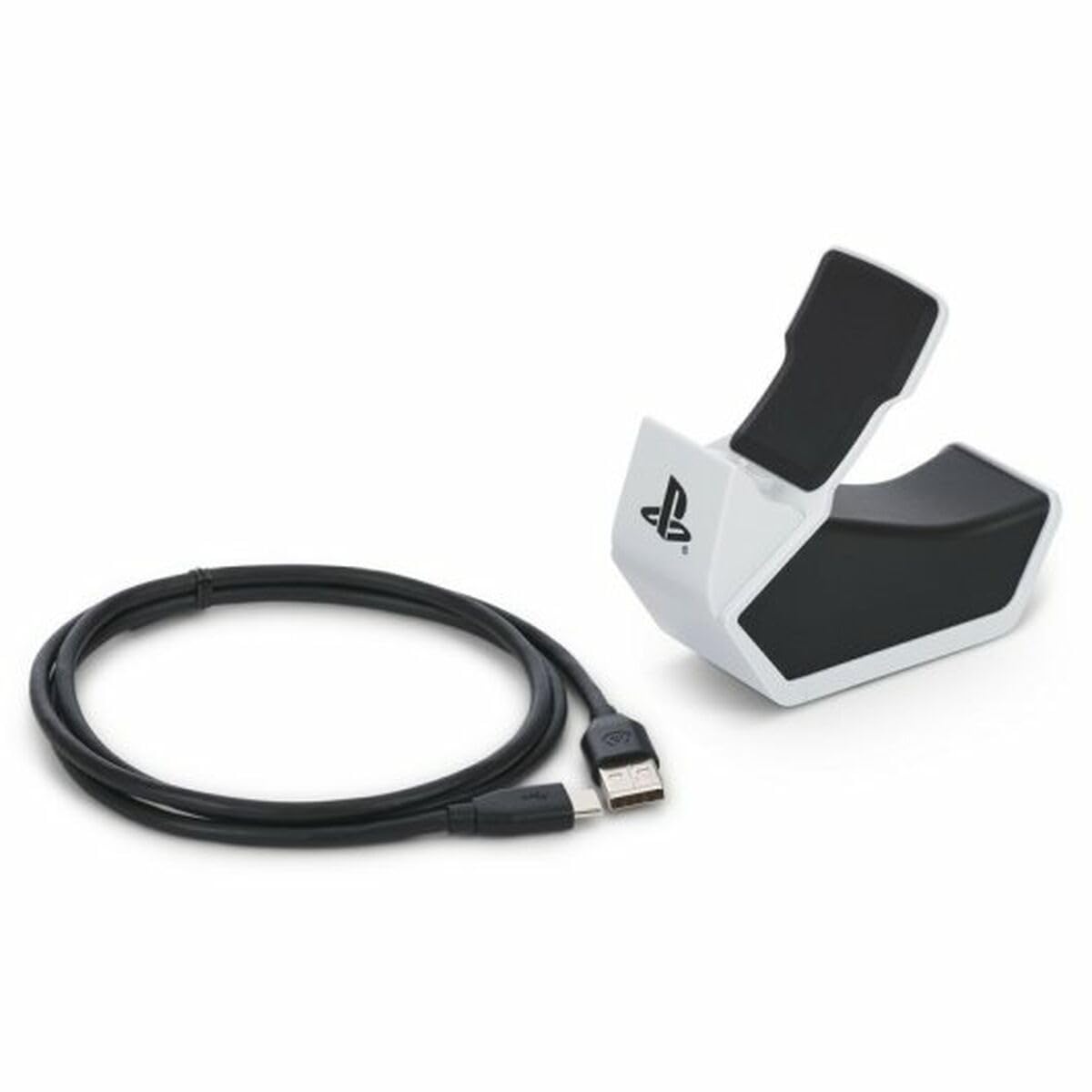 PowerA Charging Station - Drop & Charge Design | USB Powered | Weighted Base for PS5 DualSense Controllers 7