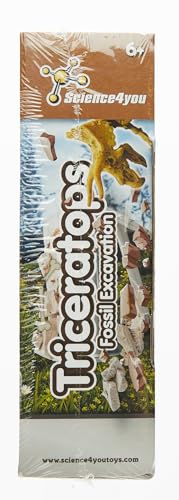 Science4you Triceratops Fossil Digging Kit - 10-Piece Dinosaur Excavation Set for Kids 6+ 18