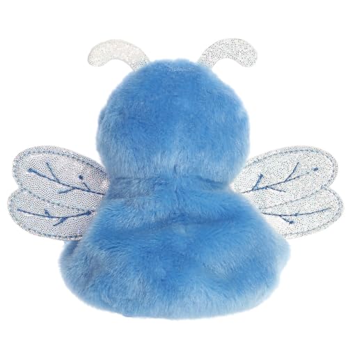 AURORA Palm Pals Dart Dragonfly Stuffed Toy - 5 Inch, Blue/Silver, Bean Filled 4