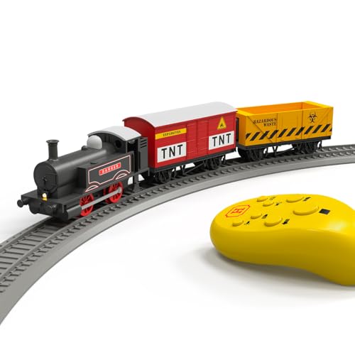 Hornby R9361M Playtrains Steam Goods Express Train Set - Rechargeable Remote-Controlled Train Set for Kids 8