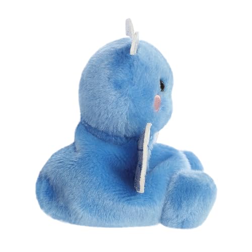 AURORA Palm Pals Dart Dragonfly Stuffed Toy - 5 Inch, Blue/Silver, Bean Filled 3