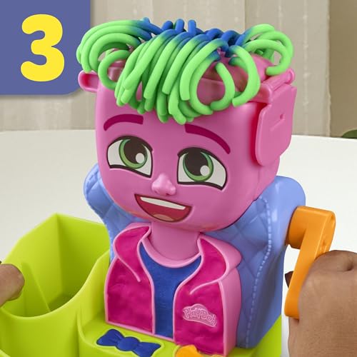 Play-Doh Hair Stylin' Salon Playset - Creative Styling Fun for Ages 3+
