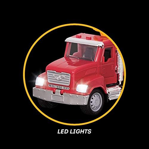 DRIVEN by Battat Micro Cement Mixer Truck - 1:48 Scale Interactive Toy with Lights & Sounds, Ages 3+ 3