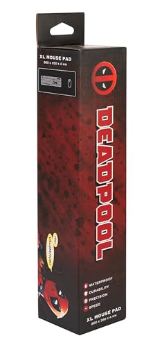 Grupo Erik Marvel Deadpool XXL Mouse Mat | Desk Pad | 31.5" x 13.78" | Non-Slip 8