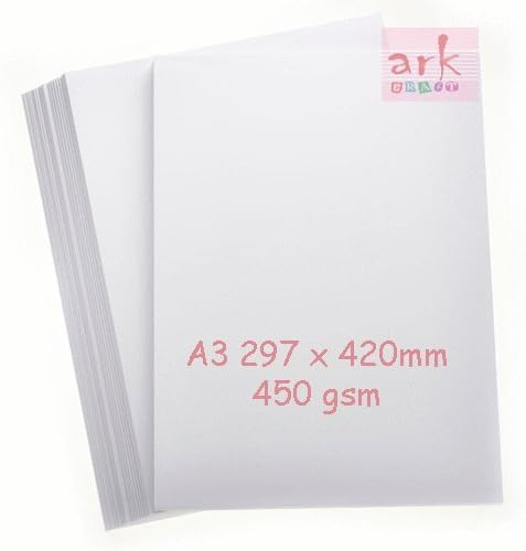 A3 White Card 450gsm(Vision Superior) 10 Sheets Super Thick by ARK