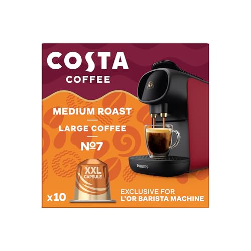 L"OR - Costa Smooth Medium Roast XXL Coffee Pods (Pack of 5, 50 Capsules) 8