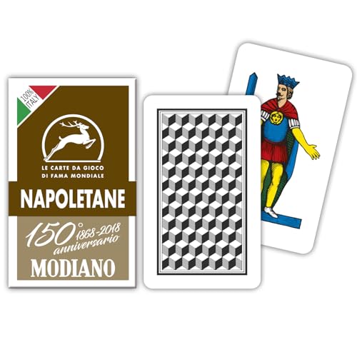 Modiano 150th Anniversary Neapolitean Playing Cards - Regional Deck | Reinforced Duplex Cardboard 3