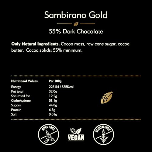 Willie's Cacao - Sambirano 55% Dark Chocolate Bar - 50g - Juicy Fruity Note 6