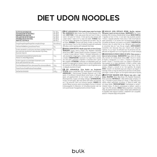 Bulk Diet Udon Noodles - Konjac Noodles, 200g Pack of 6, Low-Calorie, Gluten-Free, High-Fibre 2