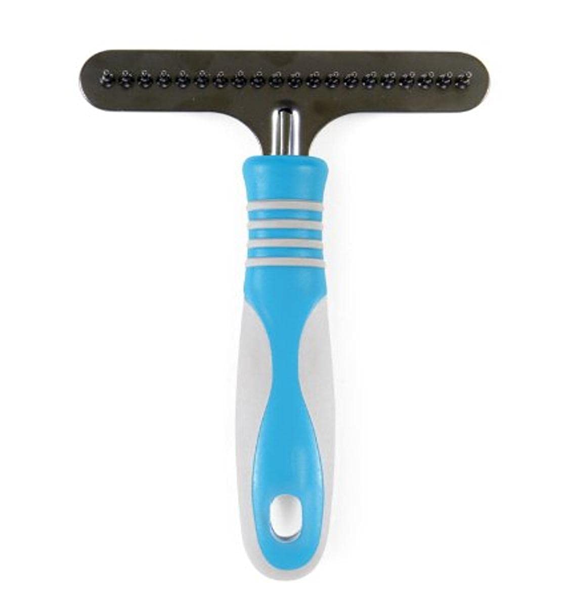 Ancol Ergo Dog Undercoat Rake - Medium Size, Blue Color | Durable Metal Tool