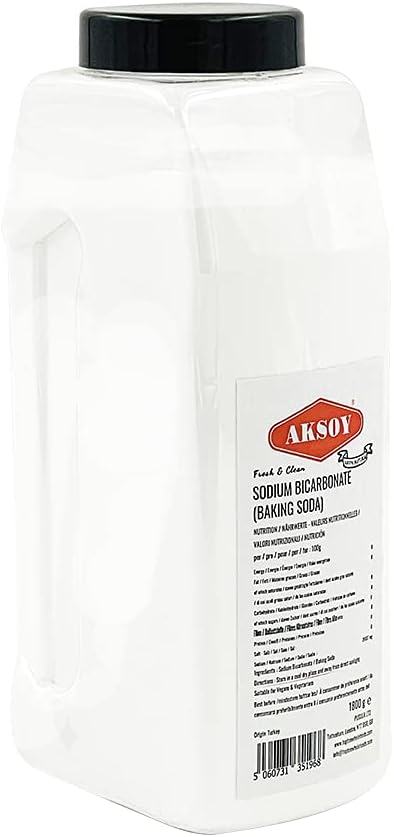 Aksoy Baking Soda 1.8KG || Pure Sodium Bicarbonate Powder, Highest Purity, Food 2