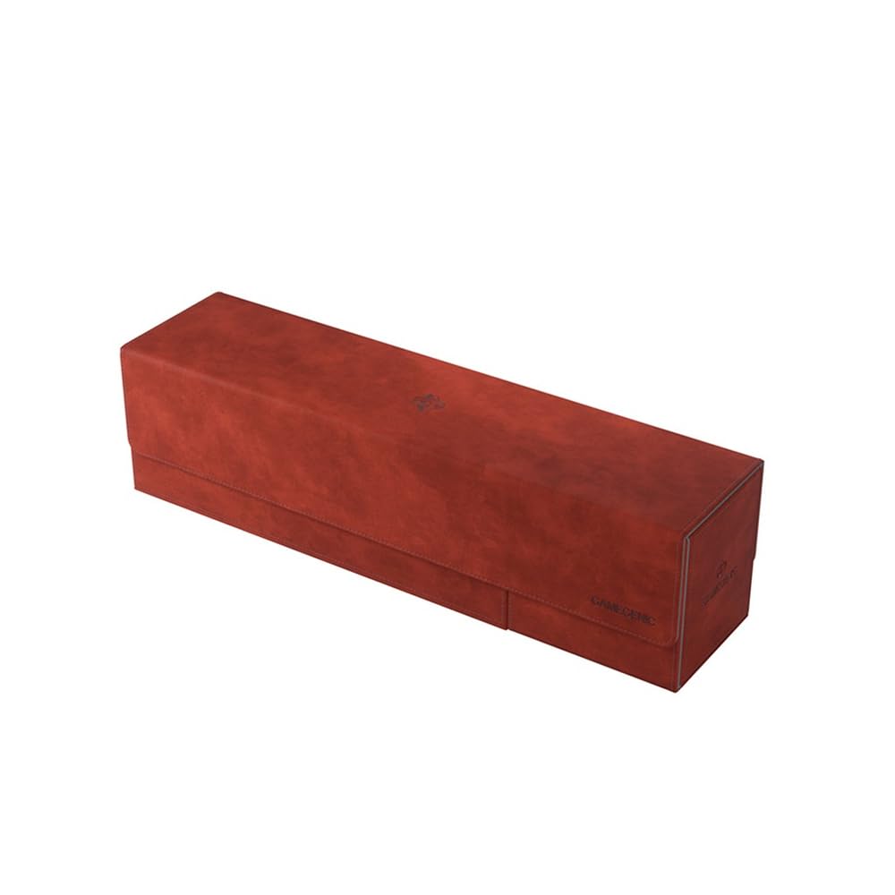 Gamegenic Cards Lair - Premium Card Box | Holds 400 Double-Sleeved Cards | Red 1