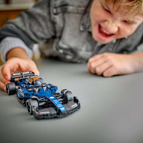 LEGO Speed Champions Williams Racing FW46 F1 Race Car Toy with Driver Minifigure - Building Set for 10+ 9