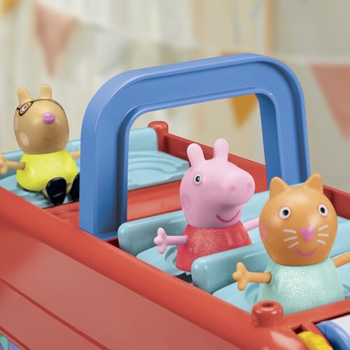 Peppa Pig Peppa’s 2-in-1 Party Bus Playset - 3-Floor Interactive Playset for Ages 3+ 12