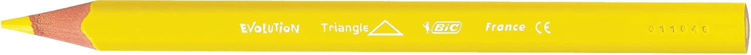 BIC Kids Evolution Triangle ECOlutions Colouring Pencils - 12-Pack for Kids 2+ 2