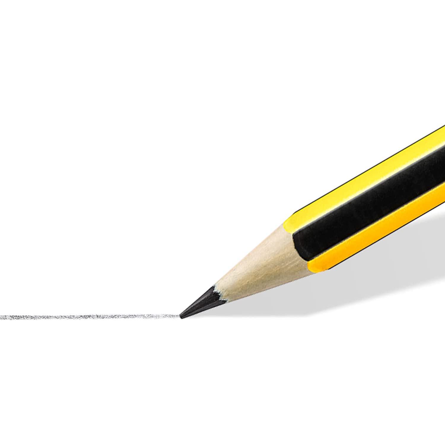 STAEDTLER Noris Graphite Pencils - HB Hardness, Break-Resistant Lead | Pack of 5 3