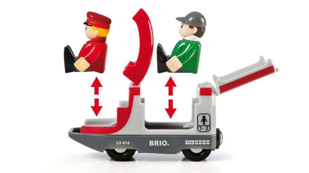 BRIO World Railway Travel Switching Set - Battery Powered Train | Ages 3+ | 19 Track Pieces 8