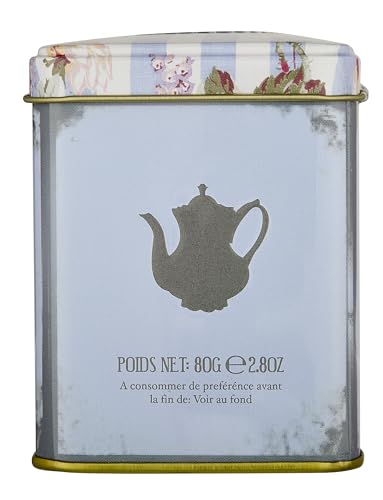 New English Teas Vintage Floral Tea Tin with 40 Earl Grey Teabags 5