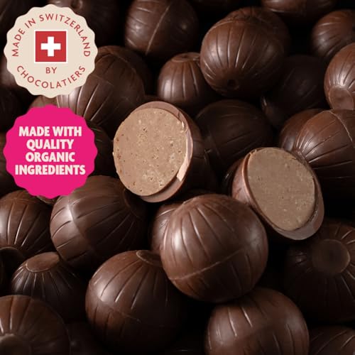 Rhythm 108 Crispy Hazelnut Praline Chocolate Truffles - 500g Box with 42 Vegan Truffles 3